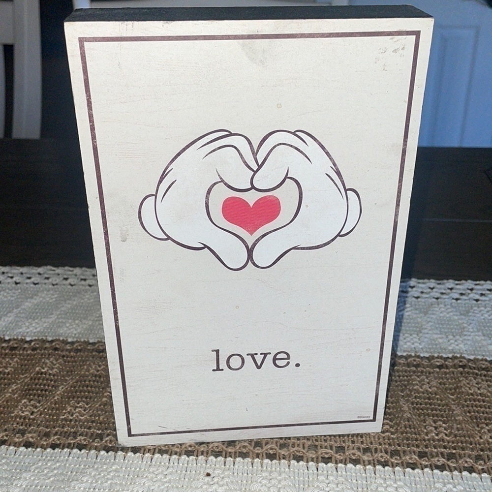 Disney’s Mickey Love Sign - used